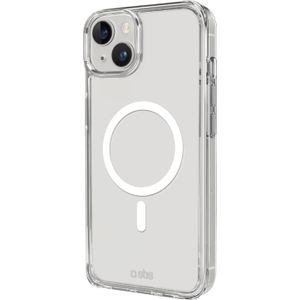 SBS Light Mag Cover iPhone 15 Plus tranp. (iPhone 15 Plus), Smartphonehoes, Transparant