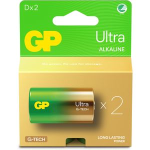 GP Batteries GP 13AU-U2 A21 / LR20 / D Ultra Batterij, Batterijen