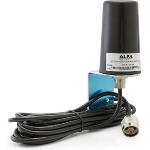 Alfa Network LTE Buiten Omni Antenne 5dBi Wandmontage N mannelijk AOA-4G-5W-NM (4G), Netwerkantenne