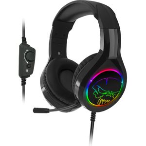 SPIRIT OF GAMER - PRO-H8 - Audio Headset - Simultaan Leer - Flexibele Microfoon - RGB Rainbow LED - Multiplatform
