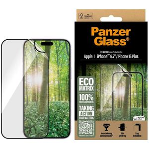 PanzerGlass Matrix (1 Stuk, iPhone 16 Plus), Smartphone beschermfolie, Transparant