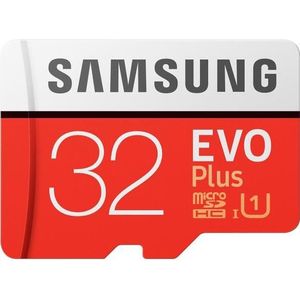 Samsung microSDHC Memory Card Evo Plus with Adapter, 32Gb, Geheugenkaart