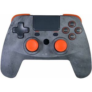 Snakebyte Pad 4 S Draadloze PS4 Controller - grijs oranje (PS4), Controller, Grijs