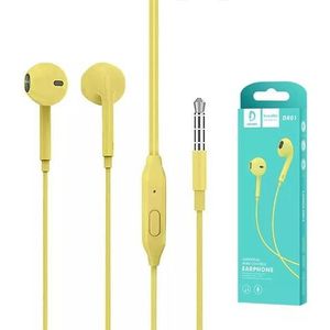 Vega - Denmen - In-Ear Koptelefoon - Geel - Bedraad