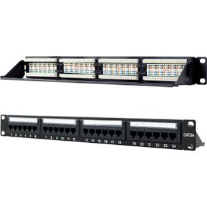 Nanocable - 10.21.4124 - Server Accessoires - Zwart - Rackcapaciteit 1U