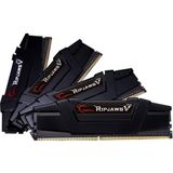 G.Skill - Ripjaws V - RAM - Zwart - 4 x 8GB - 4000 MHz - DDR4 - DIMM 288 pin