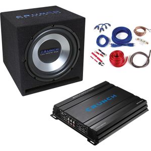 Crunch - CBP1000 - Auto HiFi Subwoofer - Bas Kit - 700 W