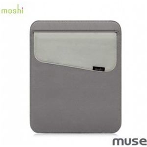 Moshi Muse voor iPad Valk Grijs (iPad, IPad Mini 2, iPad Air, iPad mini 3, IPad 3, iPad mini, iPad 4, iPad Air 2, IPad Mini 4), Tablethoes, Grijs