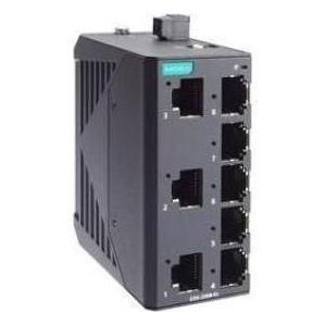 Moxa EDS-2008-EL - Onbeheerde Fast Ethernet-switch met 8 10100BaseT(X)-poorten, energieverbruik 122448 (8 ports), Netwerkschakelaar