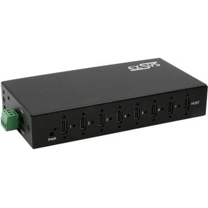 Exsys - EX-12277HMS - USB 3.2 Gen 2x1 Hub - Zwart - 7-poorts