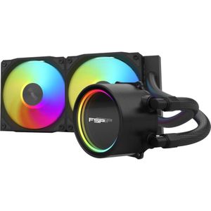 Fortron - WAK AE24 B - CPU Waterkoeler - Zwart - 240mm - ARGB