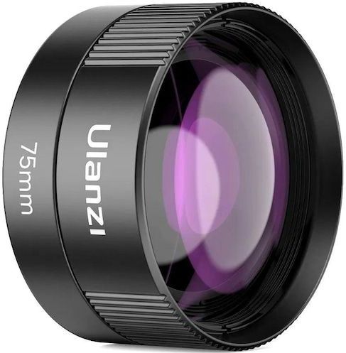 Ulanzi Prof. objectief 75mm Makro Macro voor telefoon Smartfona telefoon / Cl-003 / F009