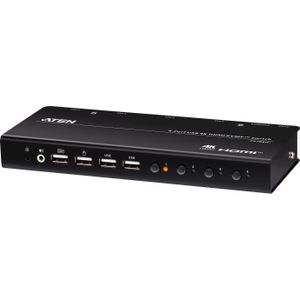Aten - CS784H - KVM Switch - Zwart - 4-Port USB HDMI
