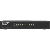 QNAP QSW-1108-8T-R2 netwerk-switch Unmanaged 2.5G Ethernet (100/1000/2500) Desktop Zwart