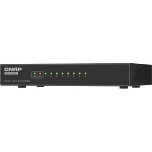 QNAP QSW-1108-8T-R2 netwerk-switch Unmanaged 2.5G Ethernet (100/1000/2500) Desktop Zwart