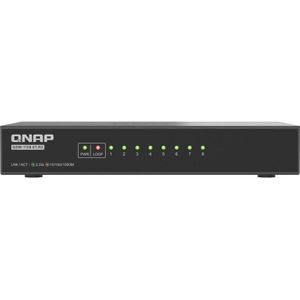 QNAP QSW-1108-8T-R2 netwerk-switch Unmanaged 2.5G Ethernet (100/1000/2500) Desktop Zwart