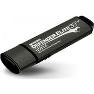 iStorage Kanguru Defender Elite30 128GB USB flash drive USB Type-A 3.2 Gen 1 (3.1 Gen 1) Zwart