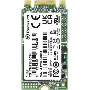 Transcend MTE460T-I - Interne M.2 PCIe NVMe SSD - 1TB - 2242
