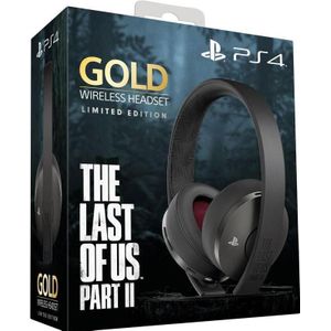 Sony Playstation Gold Draadloze Hoofdtelefoon Limited Edition The Last of Us 2 (Playstation), Controller, Goud