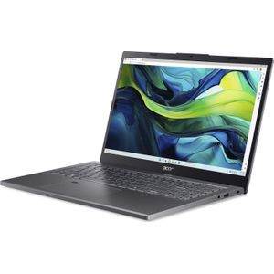 Acer Aspire 15 (15.60", AMD Ryzen 5 8640HS, 16 GB, 512 GB, NL), Notebook, Grijs