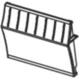 Zebra kit voorste onderpanelen (2D-streepjescodes, 1D streepjescodes), Barcode scanner, Groen, Zwart