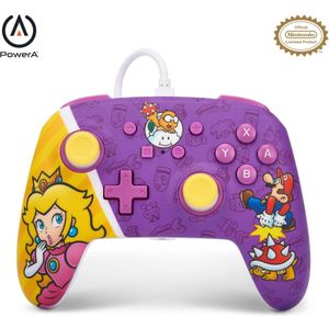 PowerA - Princess Peach Battle Pad - Gamecontroller - Multi-kleur - Stijlvol Ontwerp