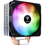 GAMDIAS - Boreas E1-410 - CPU Koeler - Zwart - Aluminium - 4 Heatpipes - ARGB