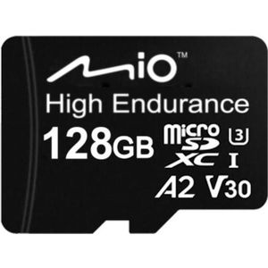 Mio - Hoge Duurzaamheid - Geheugenkaart - Zwart - 128 GB - MicroSDXC - U3 - UHS-I