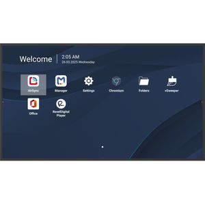 Viewsonic CDE4331-1C, 43", UHD (3840 x 2160 Pixels, 43"), Digitale bewegwijzering, Zwart