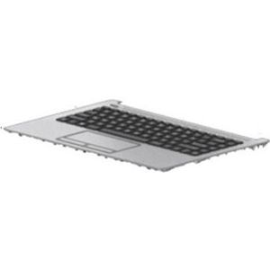 HP Bovenklep De W/Tp W/Kb Jtb Gr, Onderdelen voor notebooks, Zilver, Zwart