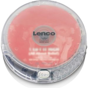 Lenco CD-012TR, MP3-speler + draagbare audioapparatuur, Transparant