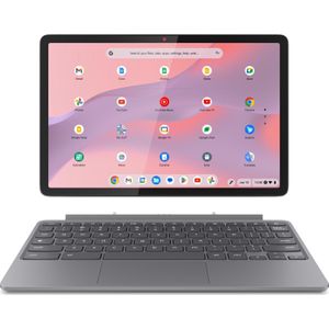 Lenovo Chromebook Duet 11M889 (10.94", 64 GB, 4 GB, FR), Notebook, Grijs