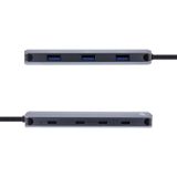 InLine 35392C interface hub USB Type-C 10000 Mbit/s Grijs