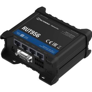 Teltonika - RUT956 - Router - Zwart - Industriële Router met Mobiele en Wi-Fi Connectiviteit