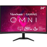 Viewsonic VX2468-PC-MHD, 60,96 cm (24 inch), 144Hz, VA - DP, HDMI (1920 x 1080 Pixels, 24"), Monitor, Zwart