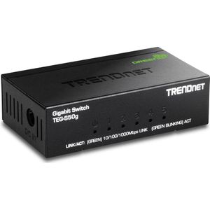 Trendnet - 5-port Gigabit Switch - Groen - Metalen Behuizing