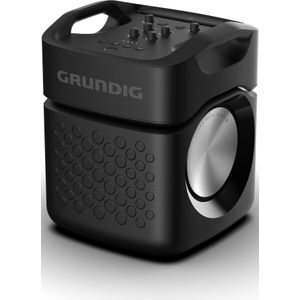 Grundig GRUN Feestdoos (12 h, Oplaadbare batterij), Bluetooth luidspreker, Zwart