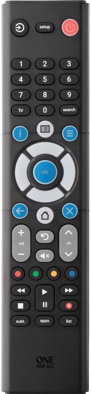 One for All - Essence TV - Afstandsbediening - Zwart