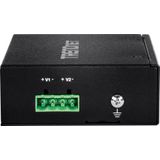 Trendnet - TI-E50 - Netwerkschakelaar - Zwart - IP30 - Robuuste Metalen Behuizing