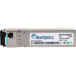 BlueOptics Cisco SFP-10G-BX80D Compatibel SFP+ BO55J55680D, Zendontvangers, Zilver