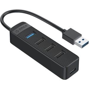 Orico - TWU32-4A - USB Hub - Zwart - 4 Poorten