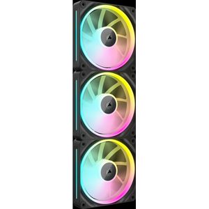 CORSAIR iCUE LINK LX120 RGB Ventilatoren - Drievoudig Pakket - Zwart - Inclusief iCUE LINK System Hub