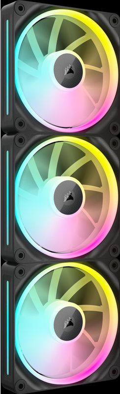 CORSAIR iCUE LINK LX120 RGB Ventilatoren - Drievoudig Pakket - Zwart - Inclusief iCUE LINK System Hub