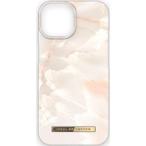 iDeal Of Sweden Designer Hard Cover Rose Pearl Marble (iPhone 15 Pro Max), Smartphonehoes, Veelkleurig