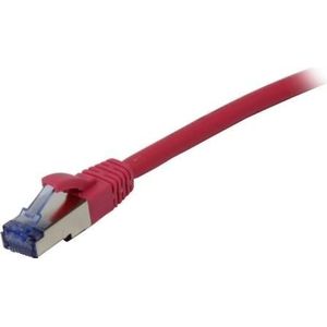 Synergy 21 Patchkabel RJ45 CAT6A 500Mhz 5m roze S-STP S/FTP Component getest AWG26 (S/FTP, CAT6a, 5 m), Netwerkkabel