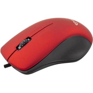 Sbox M-958R rood (Bedraad), Muis, Rood