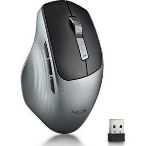NGS - Lush-RB - Draadloze Muis - Ergonomisch - Oplaadbare USB-C-batterij - 2,4 GHz + Bluetooth 4.0/5.0