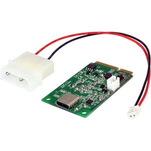 Exsys EX-48011 - Mini PCI Express - USB 3.2 Gen 1 (3.1 Gen 1) - 10 Gbit/s - Windows 10, Controlekaart