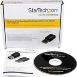 StarTech.com USB 2.0 AC600 mini-dubbelband draadloze-AC netwerkadapter 1T1R 802.11ac wifi-adapter