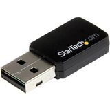 StarTech.com USB 2.0 AC600 mini-dubbelband draadloze-AC netwerkadapter 1T1R 802.11ac wifi-adapter